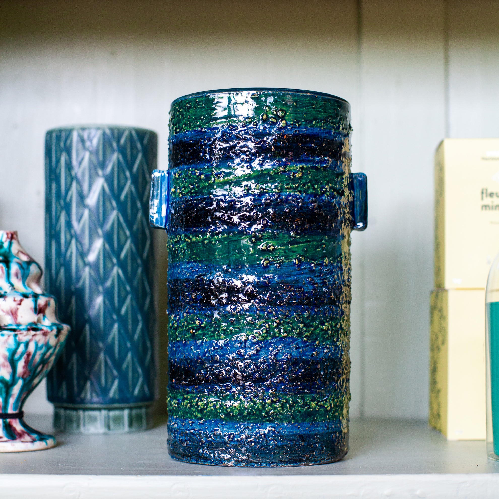 Rimini Blu vase - Aldo Londi