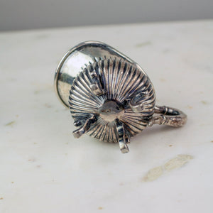 European Silver Creamer and Sugar Set
