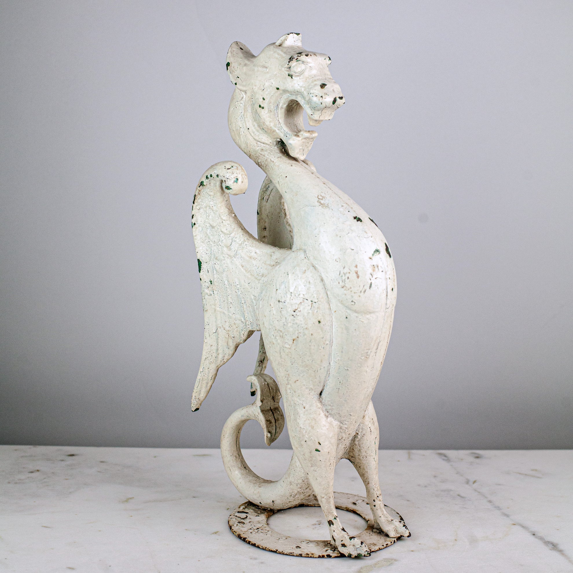 19th C Cast Iron Dragon