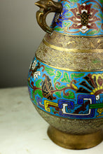 Load image into Gallery viewer, Aesthetic Movement Cloisonne Banded Jar, 1880s-1890s
