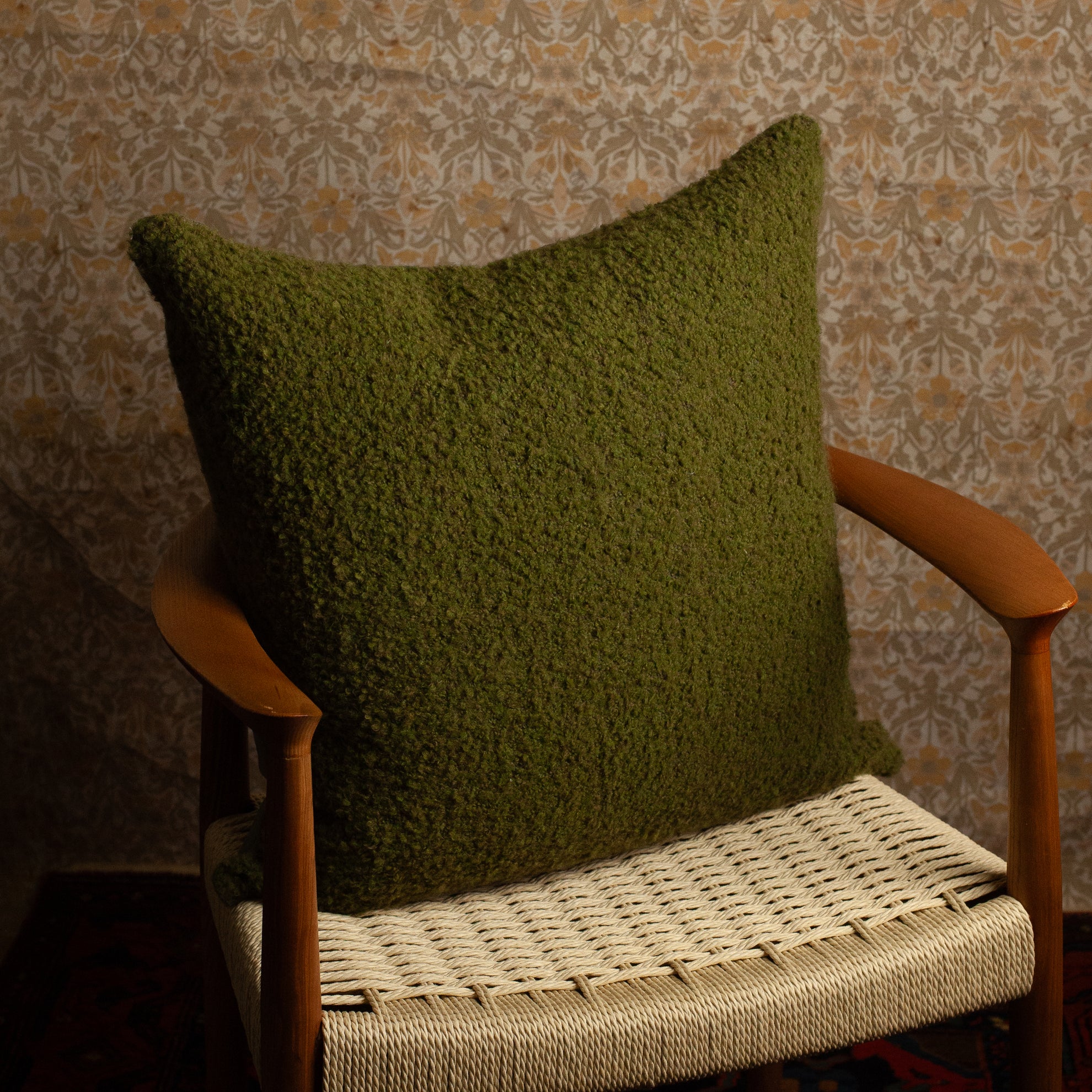 Olive Alpaca/Wool Pillow  - 24
