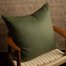 Load image into Gallery viewer, Olive Alpaca/Wool Pillow  - 24&quot;x24&quot;
