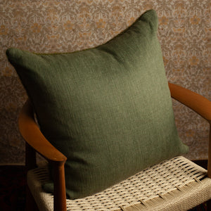 Olive Alpaca/Wool Pillow  - 24"x24"