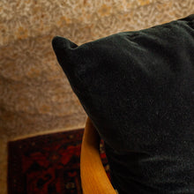 Load image into Gallery viewer, Black Velvet Pillow  - 24&quot;x24&quot;
