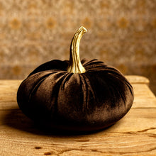 Load image into Gallery viewer, Velvet Stuffed Pumpkin, 6.25&quot;
