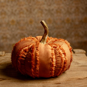 Orange Fringe Pumpkin