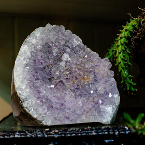 Amethyst Crystal with Cut Base