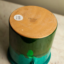 Load image into Gallery viewer, Pietra Handmade Blue &amp; Green Puglian Drip Multi Use Pot
