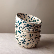 Load image into Gallery viewer, Splatterware Bowl, Set of 4, in Color Nettle
