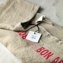 Load image into Gallery viewer, Charvet Editions Bon Appetit Tea Towel in Linen Red

