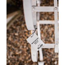 Load image into Gallery viewer, White Iron Bench and Chair Set
