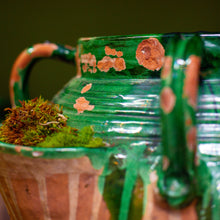 Load image into Gallery viewer, Green and Yellow Large Strawberry Pot
