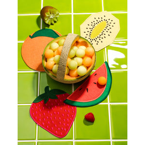 Fruit Salad Cocktail Napkins, Set of 4, Boxed