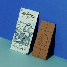 Load image into Gallery viewer, Meurisse Milk chocolate with Caramel &amp; Sea Salt
