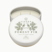 Load image into Gallery viewer, LINNEA Petit Candle Tin, Cedar Cardamom or Forest Fir Tin, 3 oz.
