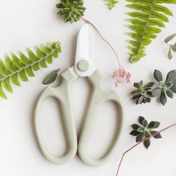 Japanese Floral Clippers - Sage Green