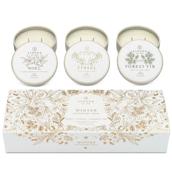 LINNEA Winter Discovery Trio, Set of 3, 3 oz.