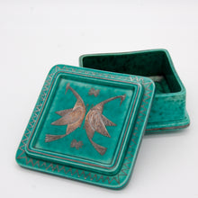 Load image into Gallery viewer, Double Bird Gustavsberg Argenta Box
