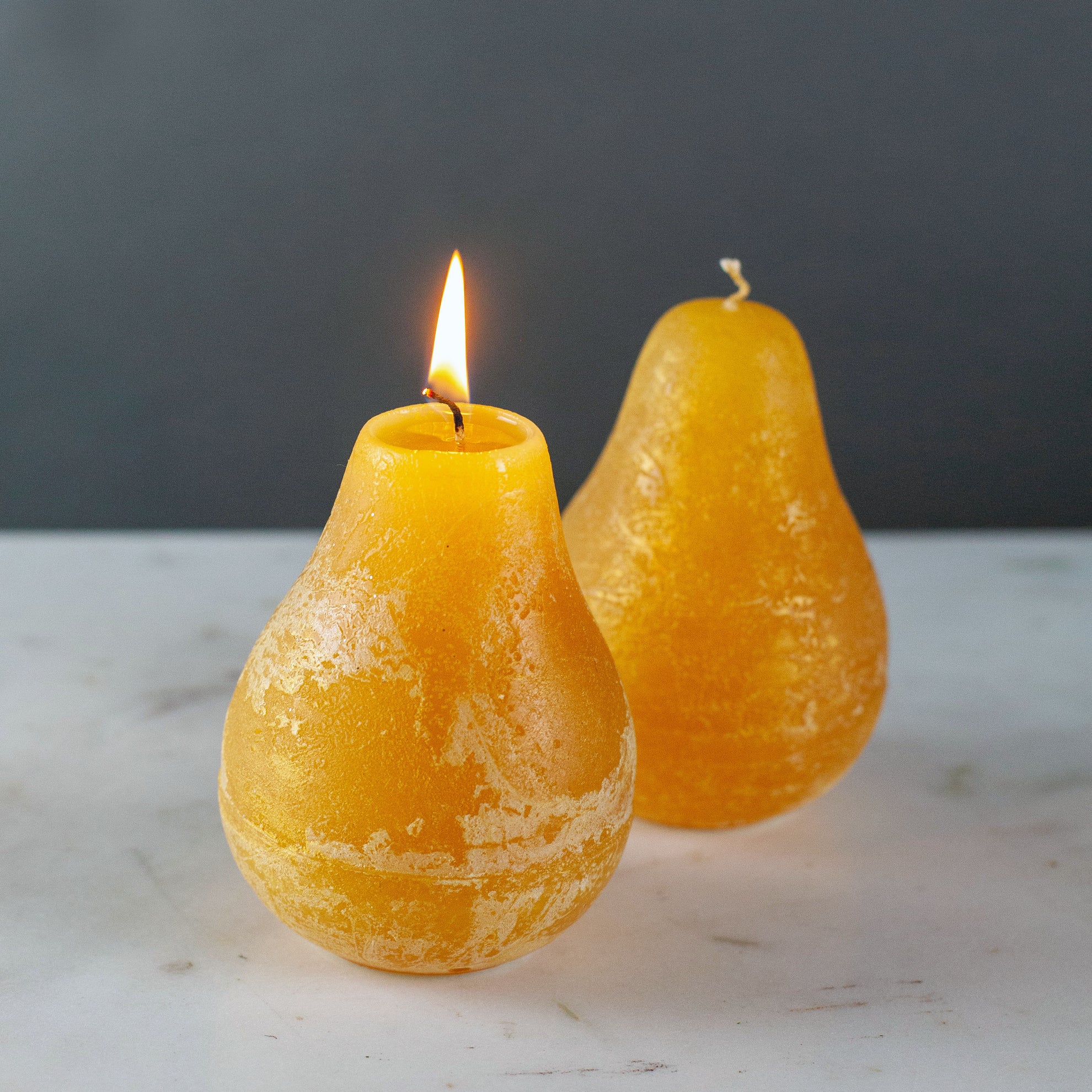 Pear Candle, set of 2