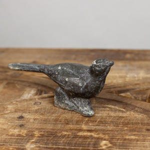 Lead Bird Sculpture