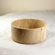 Load image into Gallery viewer, Stone Fruit Bowl, Travertine
