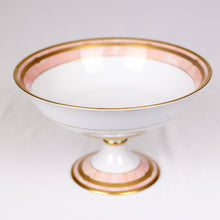 Load image into Gallery viewer, Vintage Dior Porcelain Footed Bowl, Gaudron-Marbre Rose
