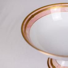Load image into Gallery viewer, Vintage Dior Porcelain Footed Bowl, Gaudron-Marbre Rose
