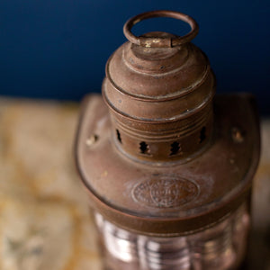 Triplex Brass Electric Lantern