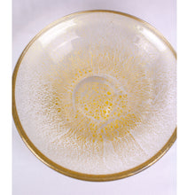 Load image into Gallery viewer, Vintage Murano Gold Fleck Glass Bowl
