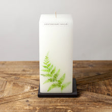 Load image into Gallery viewer, Fern Leaf Candle Single Wick With Slate Tray
