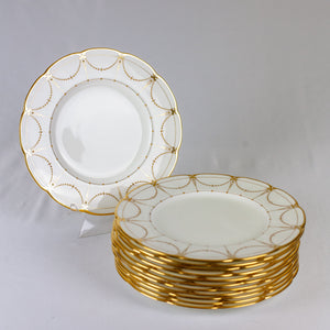 Minton Old Globe Dinner Plates
