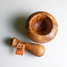 Load image into Gallery viewer, Olive Wood Mortar &amp; Pestle
