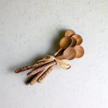 Load image into Gallery viewer, Wooden Condiment Spoons, set of 6
