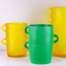 Load image into Gallery viewer, Yellow Tina Frey Loopy Vase, Medium
