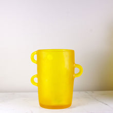 Load image into Gallery viewer, Yellow Tina Frey Loopy Vase, Medium
