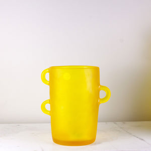 Yellow Tina Frey Loopy Vase, Medium