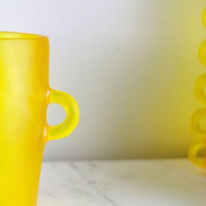 Yellow Tina Frey Loopy Vase, Medium