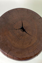 Load image into Gallery viewer, Salvaged Walnut Hand Carved Side Table
