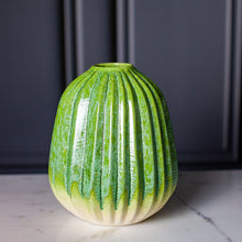 Load image into Gallery viewer, Leolani Salt Green Ceramic Vase, small
