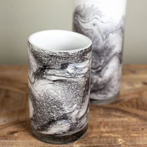 Marbled Glass cylinders