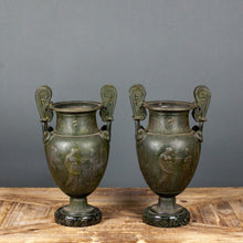 Load image into Gallery viewer, Pair of Neo-Classical Spelter Urns
