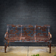 Load image into Gallery viewer, Vintage Strap Bench - 3-seat

