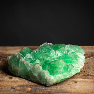 Green Fluorite Crystal