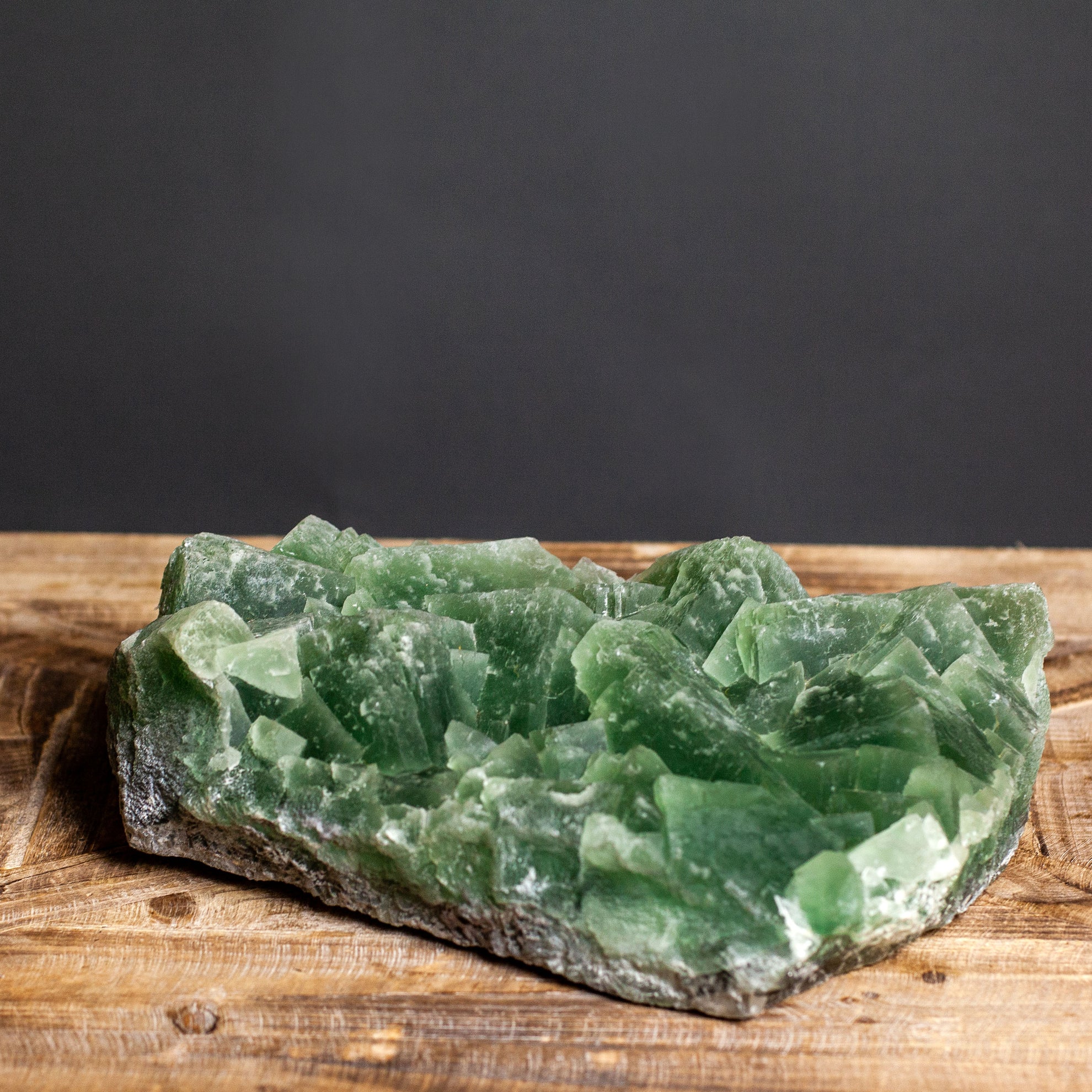 Green Fluorite Crystal