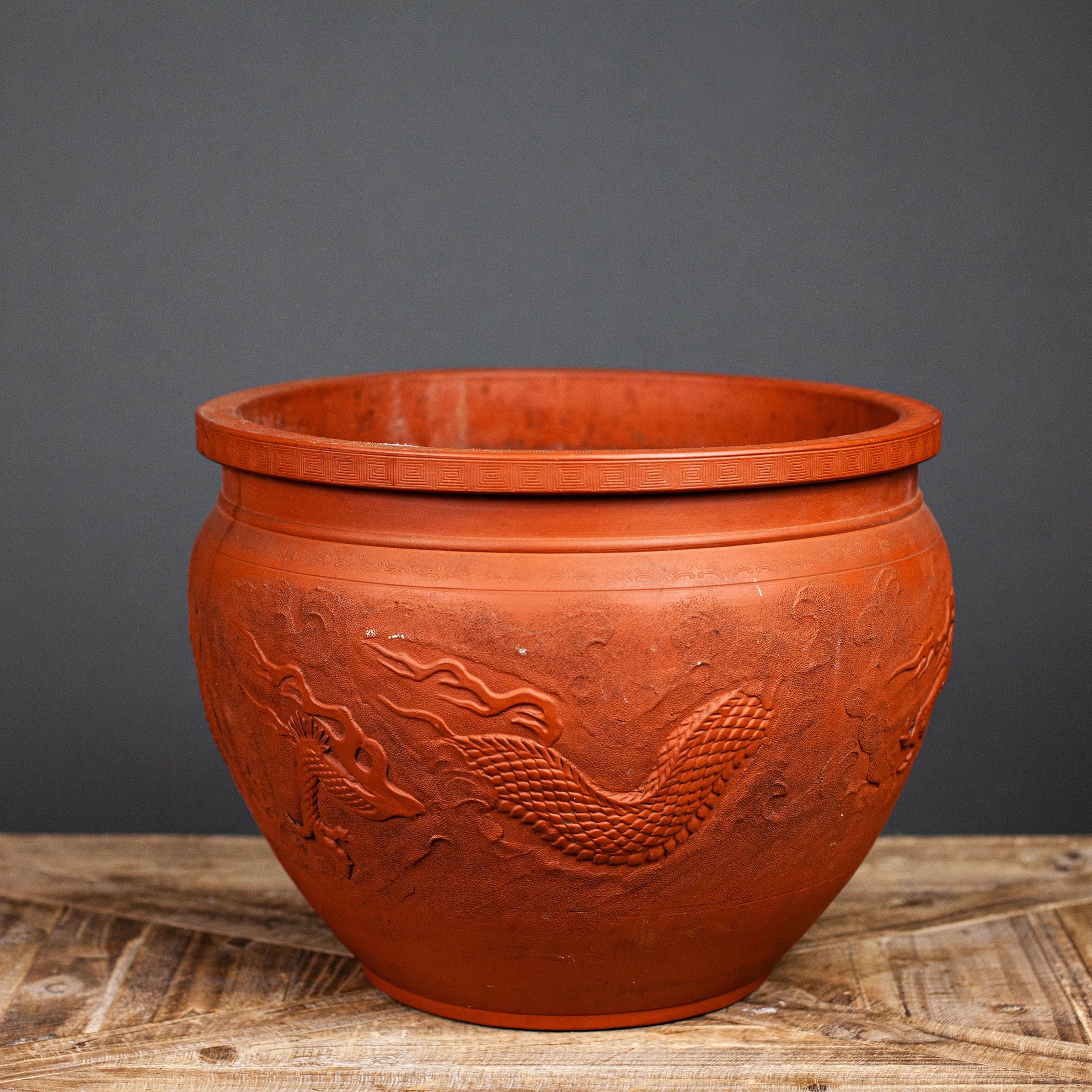 Early 1900s Japanese Redware Planter