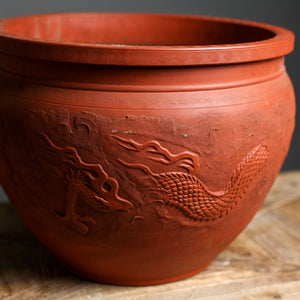 Early 1900s Japanese Redware Planter