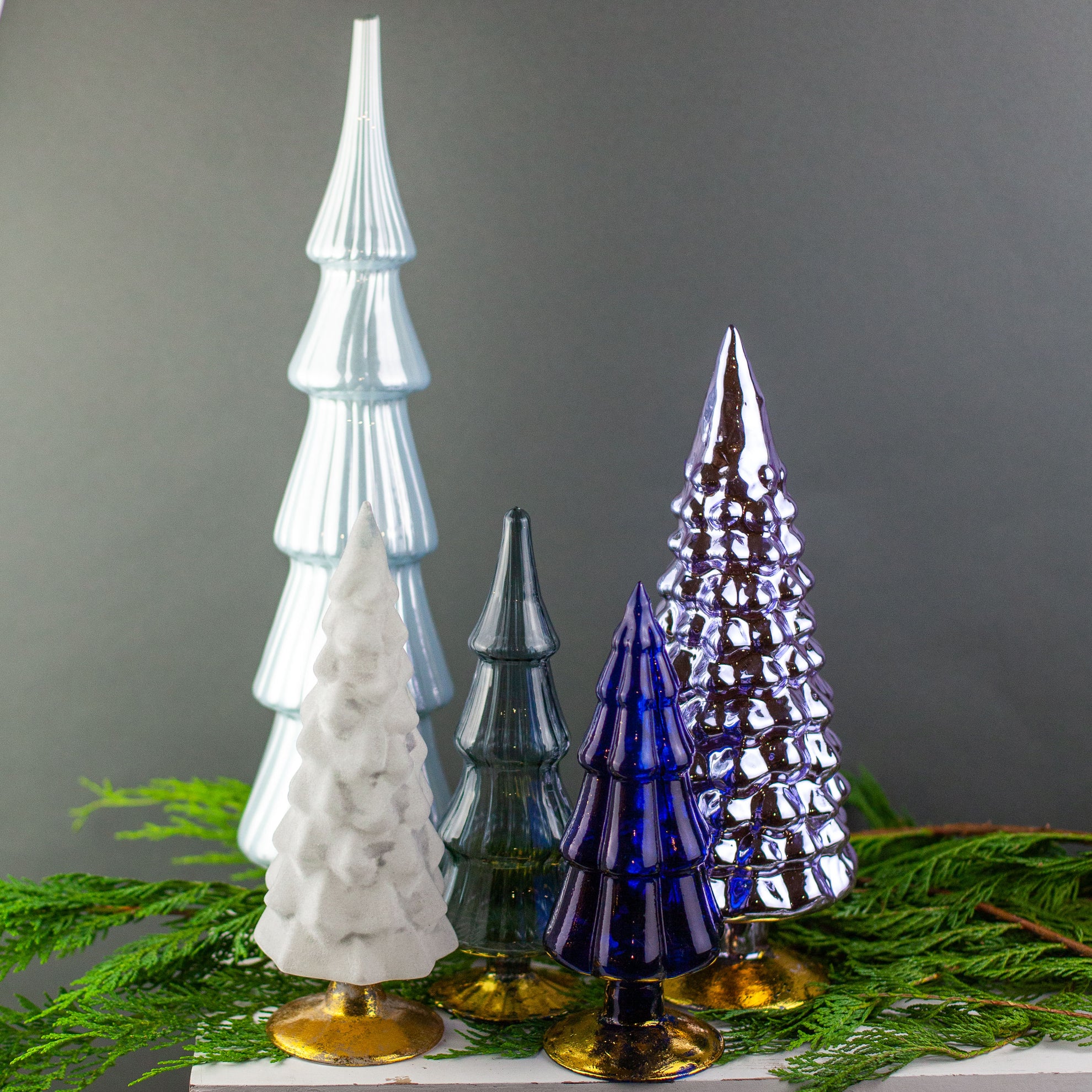 Glass Trees, Shades of Blue