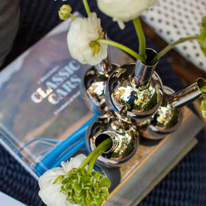 Nickel 4 Bottle Vase