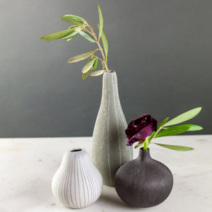 Contemporary Ceramic Bud Vases, Assorted