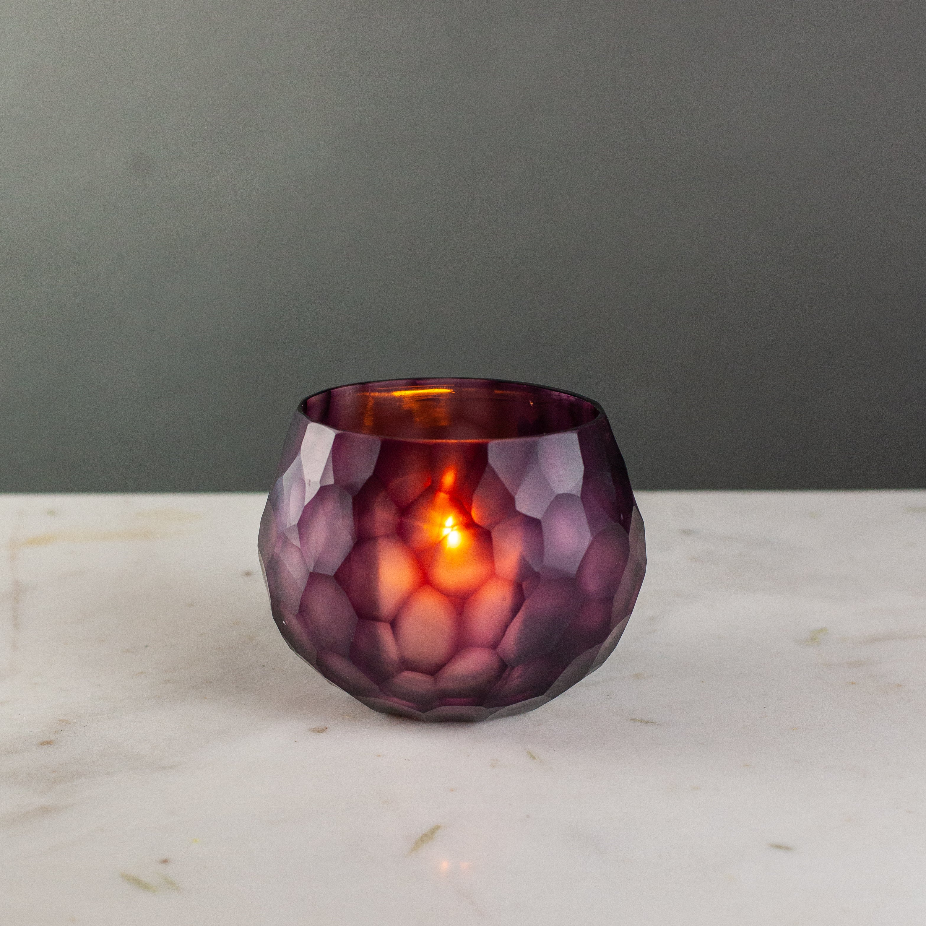 Guaxs Somba Tealight Holder, Amethyst – fleurdetroit